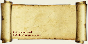 Slađana Aćimović vizit kartica